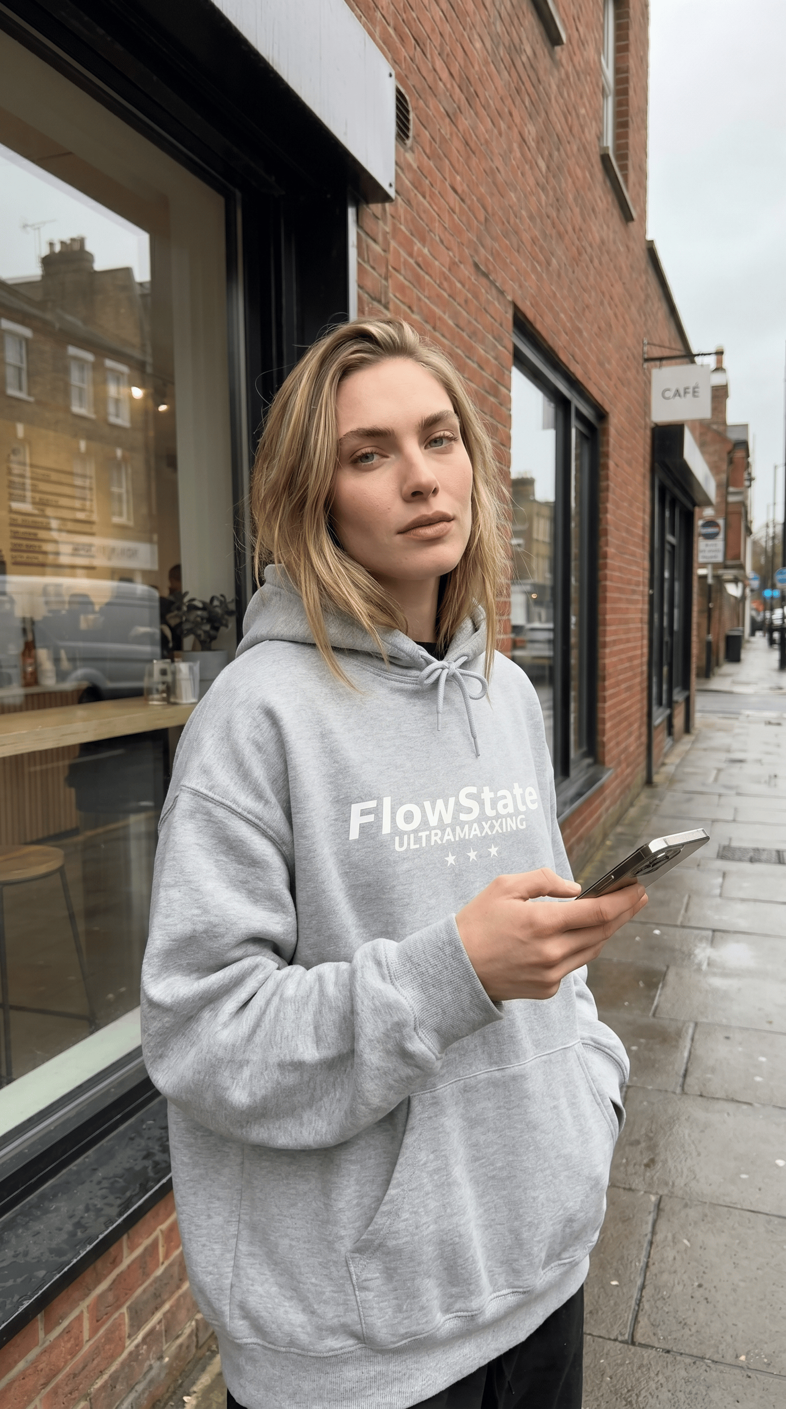Printify Hoodie Flow State UltraMaxxing Logo Hoodie